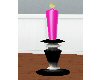 Hot Pink Table Candle