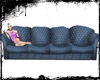 Blue Sofa with poses