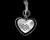SL Silver heart Earrings