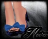 Vintage Blue Goth Heels