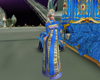 Medieval blue dress