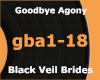 Goodbye Agony - Black Ve