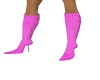 pink knee high stiletto