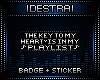 D| Playlist Badge