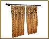Gold Animated Curtains
