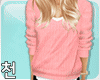 ! classic pink sweater