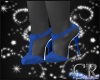 CR*Blue Glamour Heels