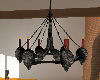 Studded chandelier