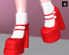 ♡ School Shoes Red 1