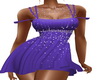 Purple party dress