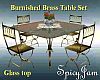 Burnished Brass Tbl Set