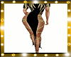 Sexy Black/Gold Gown