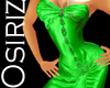 ::0zi:: Satin Gown Green