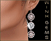 RoseGold Star Earrings