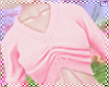 w. Pink Crop Sweater