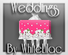 WL~ HotPink Wedding Cake