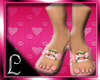 Pink fairy bears sandals