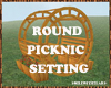 Round Picknic setting