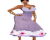 BM Purple Daisy Dress
