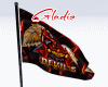 G' Req Flag DEVILS RED