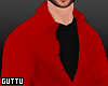 𝔊. Red Tucked Shirt
