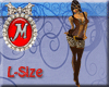 (M)Brown Leopard (L Size