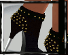 Black/Gold Boots