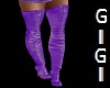 GM Thigh Boot Purple