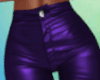 Purple Leather Flares