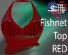 Fishnet Top Red