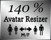 Avatar Scaler 140% M/F
