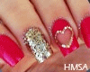 H!  Valentines Nails