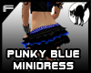 Punky Blue Minidress F