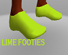 m/f lime footies