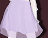 Purple high waist skirt