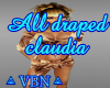 All draped claudia Bw