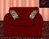 Red sofa chair