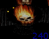 Burning Skull Chair