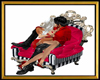 Royal Red Kiss Chair