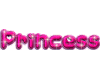 princess sparkle tag
