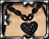 !P^ Heart Dark Necklace