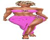* F PINK BIANCE DRESS