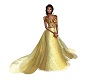 Golden Wedding dress