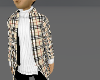 PLAID TRENCH COAT W/ TOP