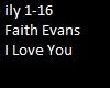 Faith Evans I Love You