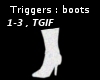 Animated funny boots