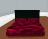 {RW} Red Satin Bed With