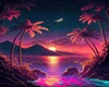 pink landscape backgroun