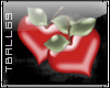 cherry hearts sticker