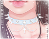 🌸 Gothic Choker Blue